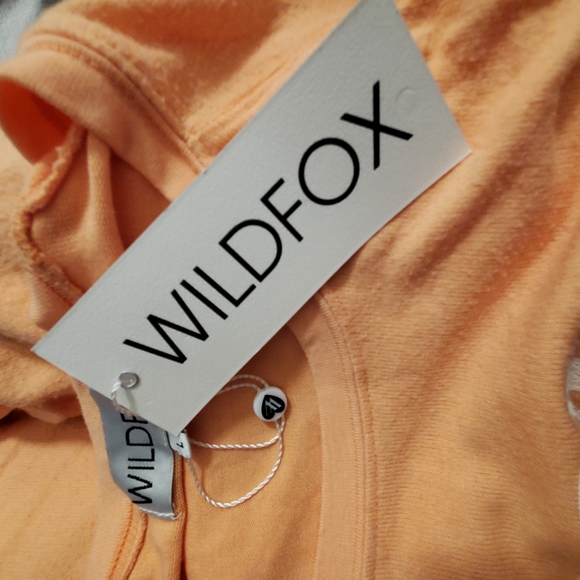 WILDFOX Dreams Haley Raglan Top Long Sleeves Womens Large - Picture 3 of 3